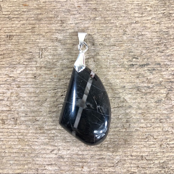 Polished Wishing Stone Necklace Pendant - Picture 1 of 4
